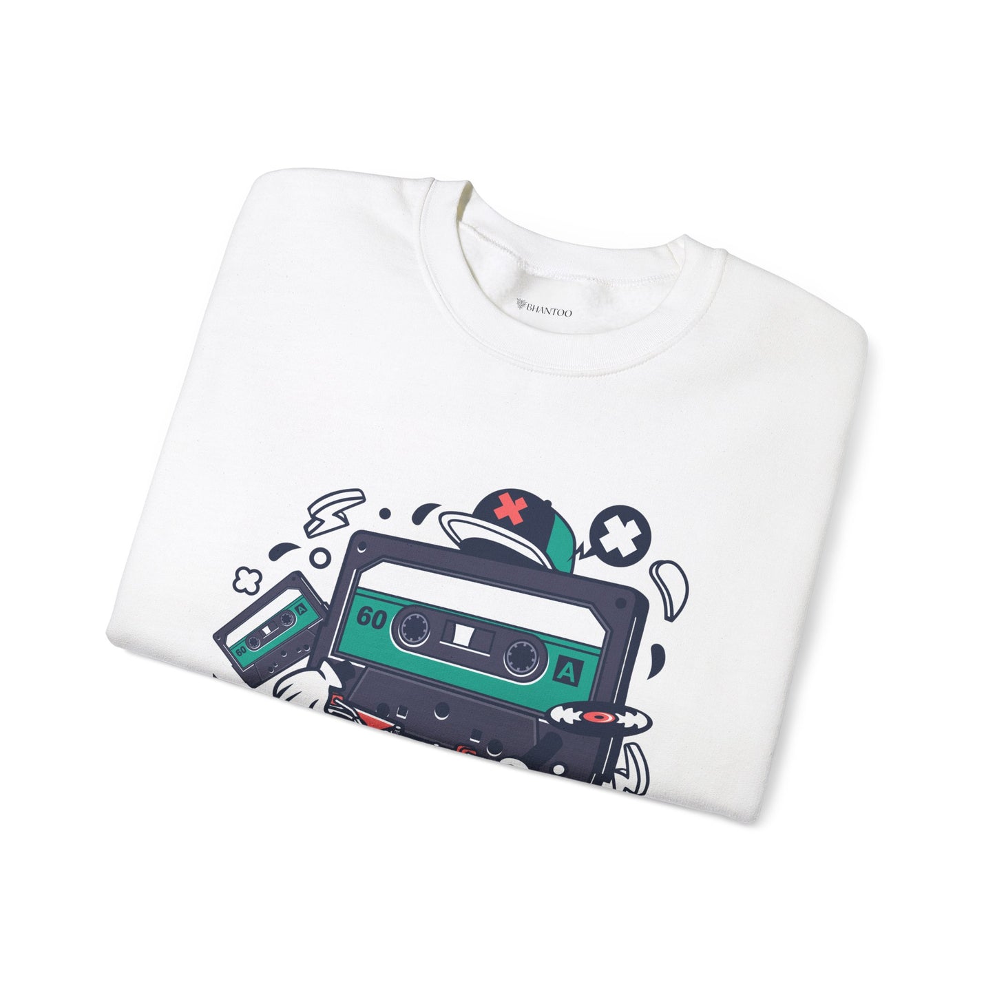 Sweatshirt en coton épais Cassette | Sweatshirt Ado