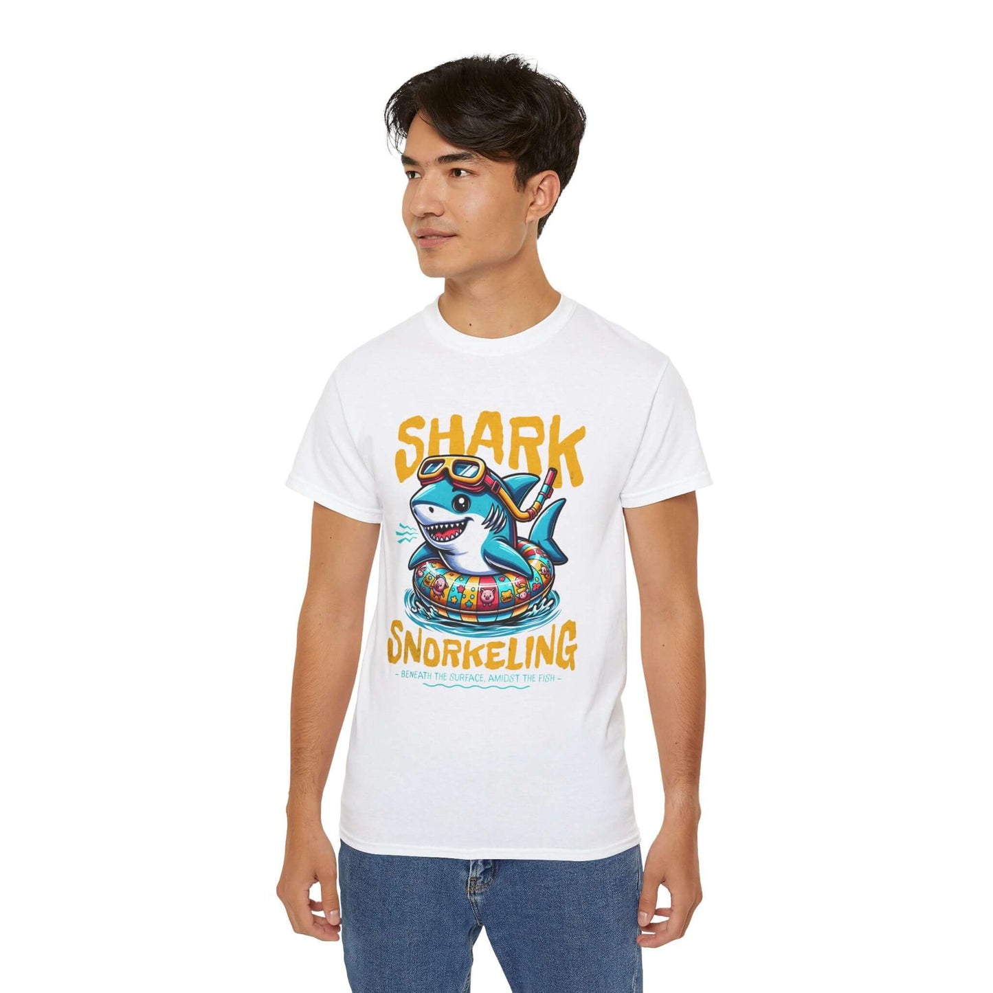 T-shirt imprimé Shark en ultra coton | T-shirt Ado