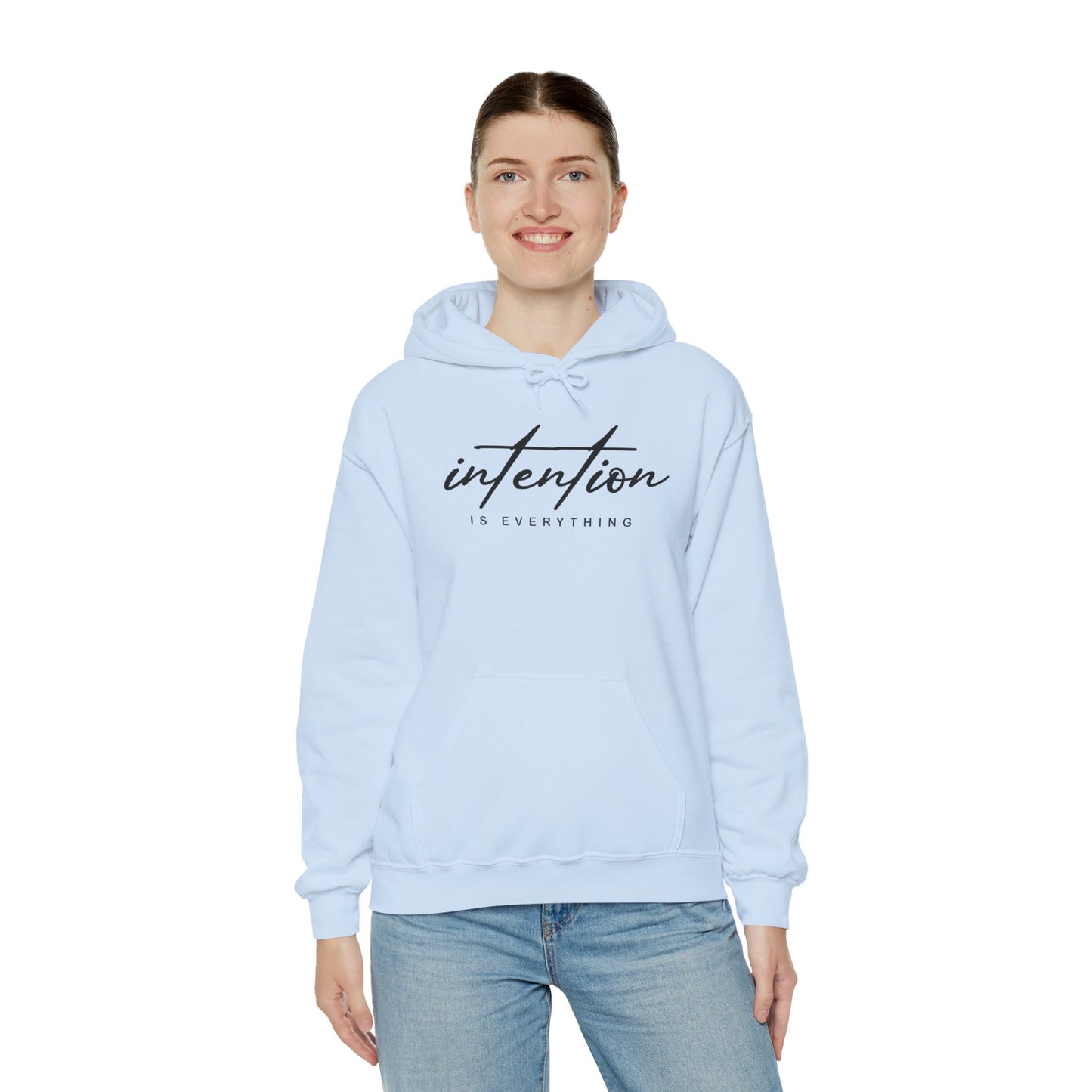 Sweat à Capuche en coton épais Intention | Sweat à Capuche Femme