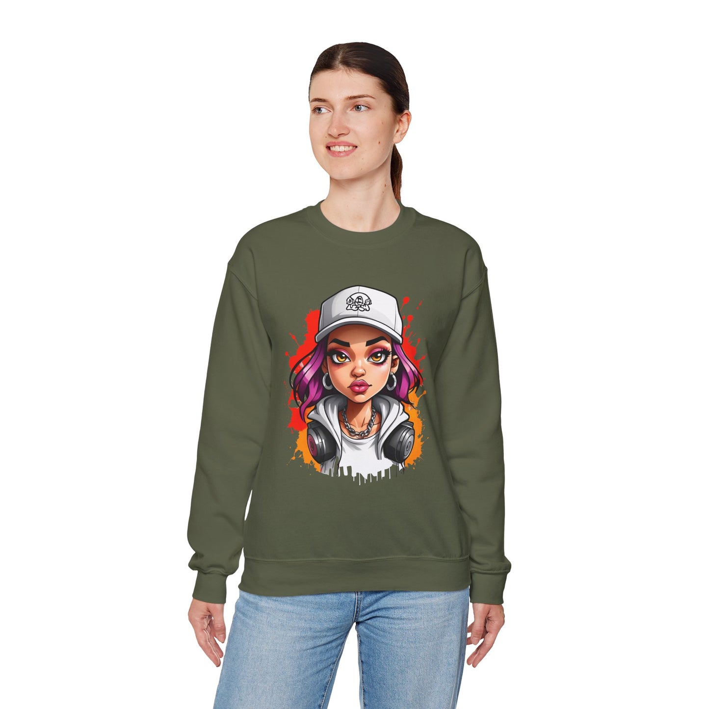 Sweatshirt en coton épais Amon | Sweatshirt Femme