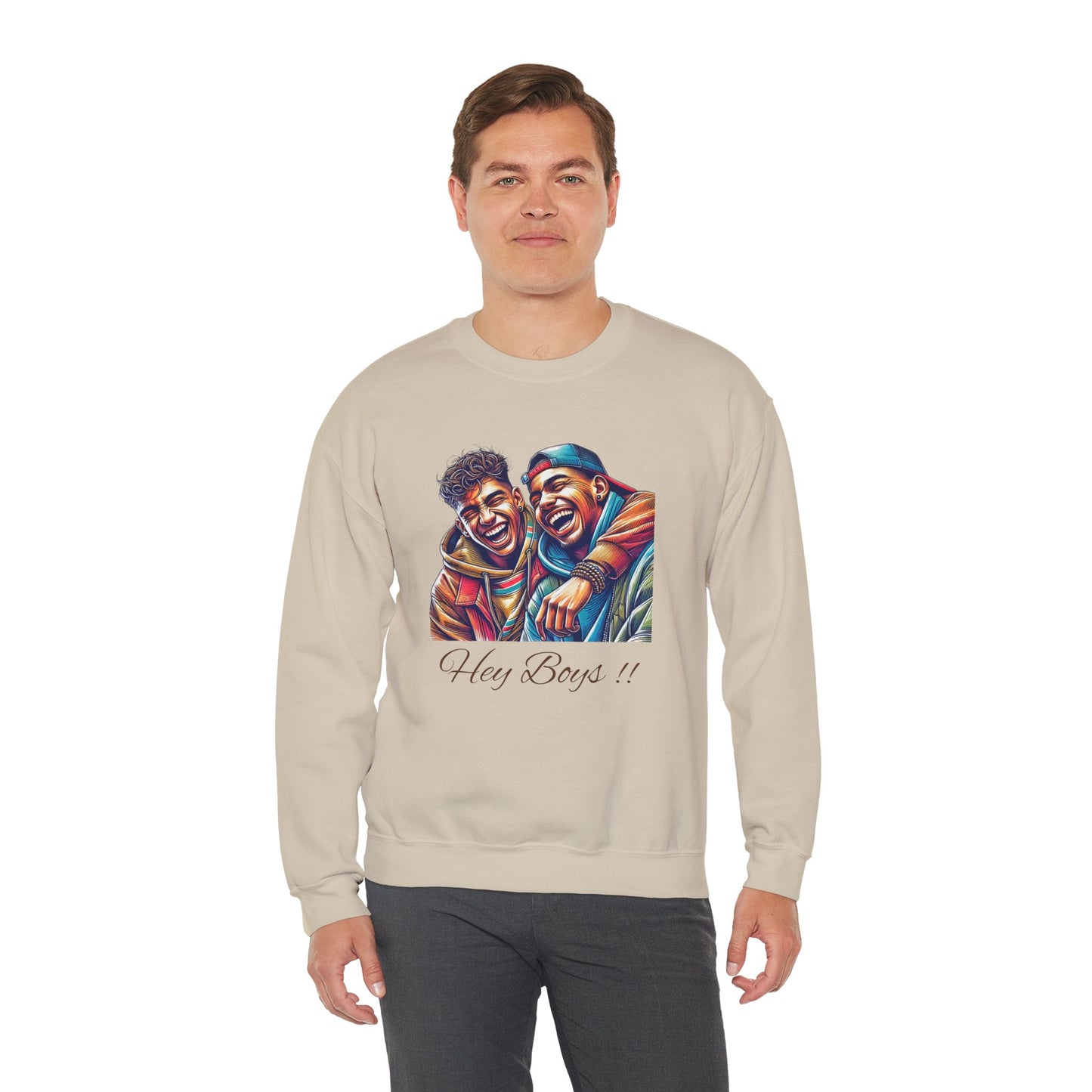 Sweatshirt en coton épais Hey Boys | Sweatshirt Homme