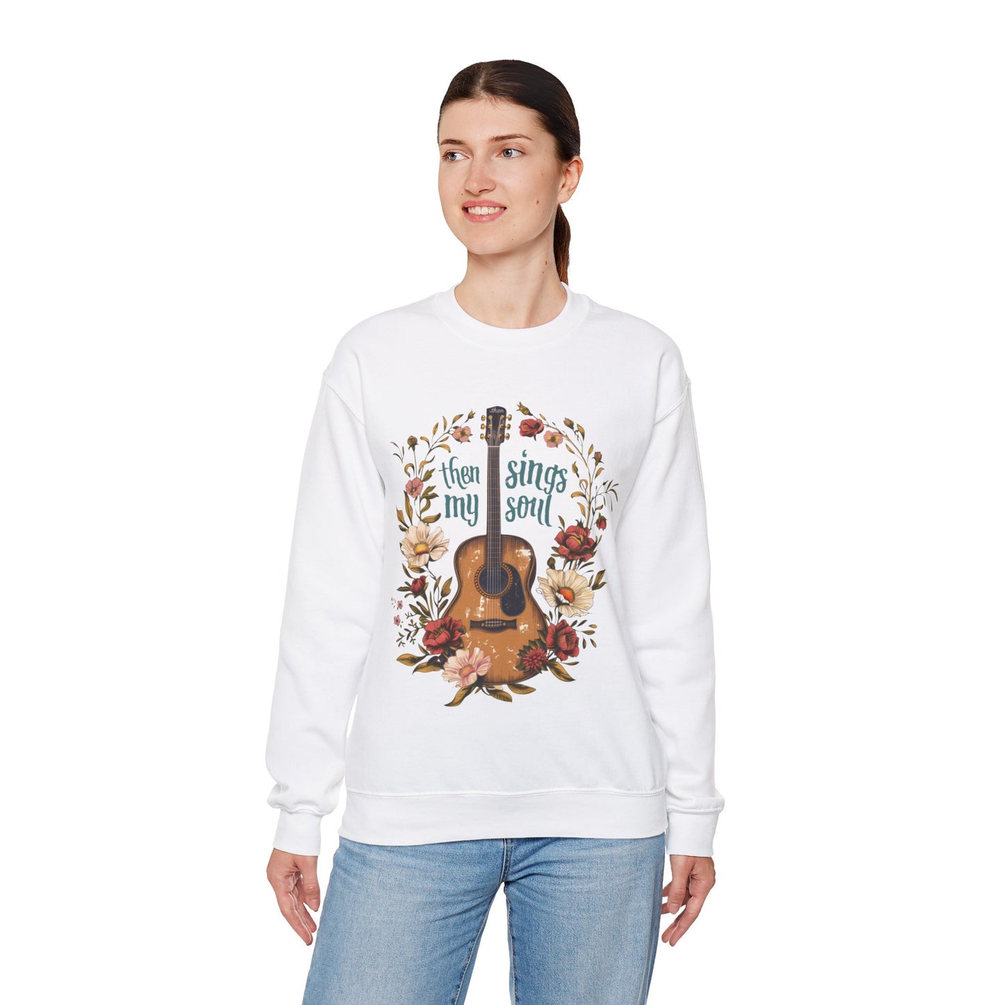 Sings My Soul Heavy Cotton Sweatshirt | Women's Sweatshirt