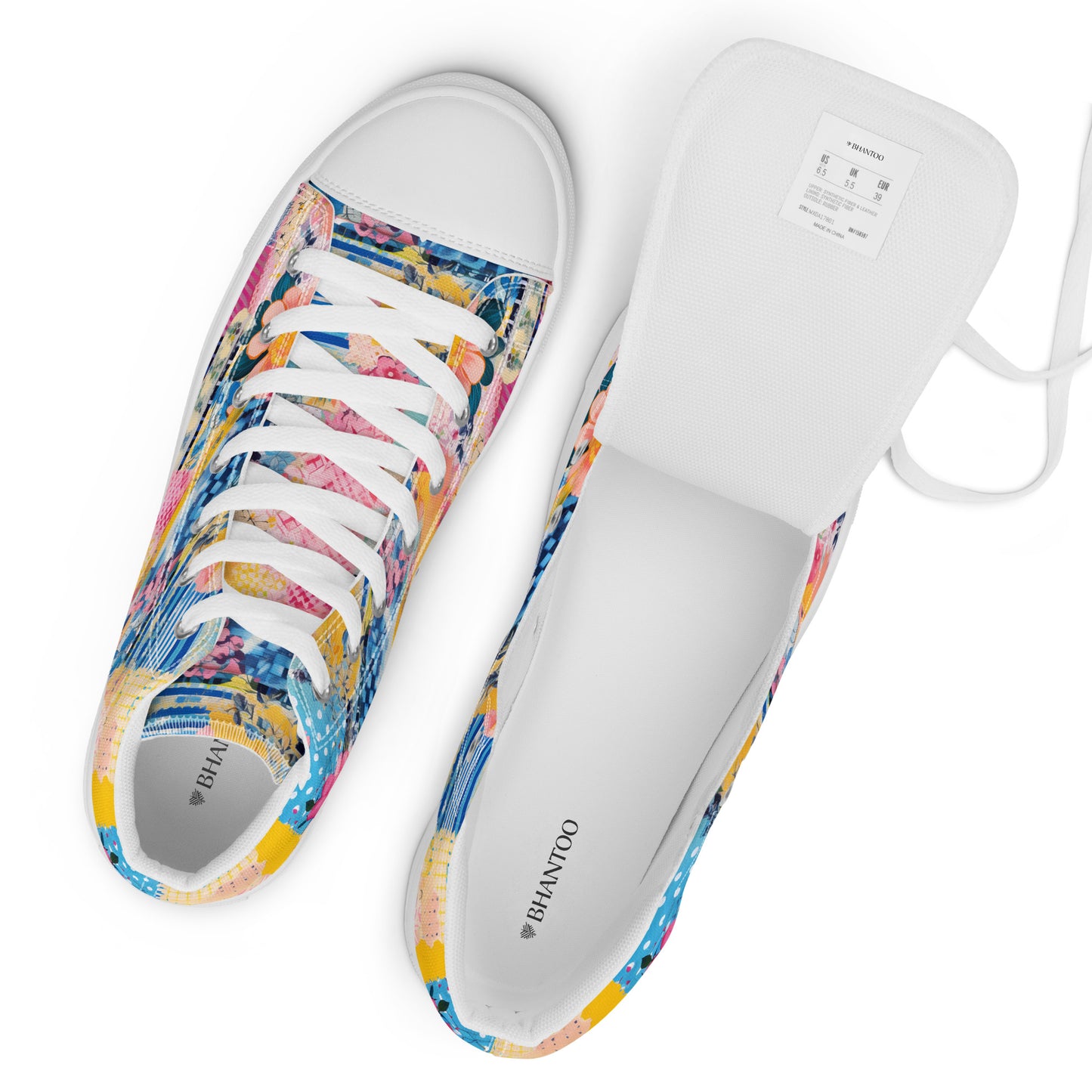 Baskets Montantes en Toile pour Femme Milena | Baskets Femme