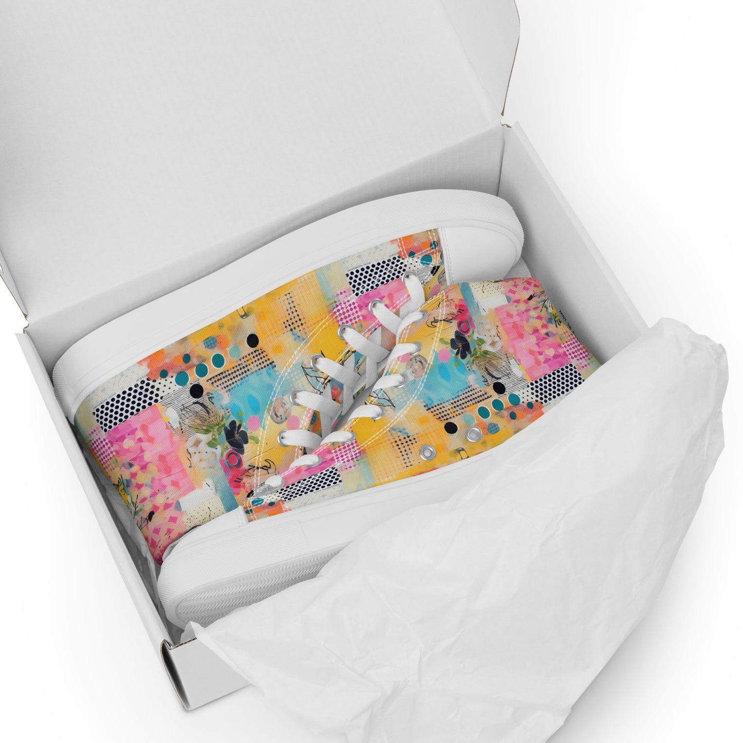 Baskets Montantes en Toile pour Femme Kamelia | Baskets Femme